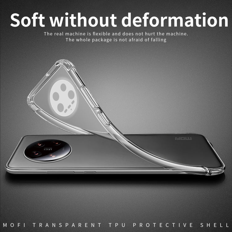 For Xiaomi 14 Ultra MOFI Ming Series Ultra-thin TPU Phone Case(Transparent)