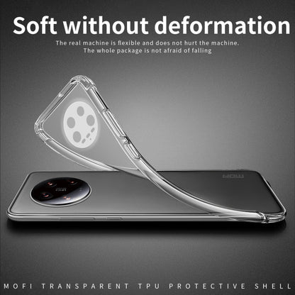 For Xiaomi 14 Ultra MOFI Ming Series Ultra-thin TPU Phone Case(Transparent)