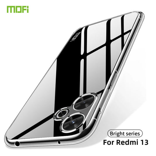 For Xiaomi Redmi 13 MOFI Ming Series Ultra-thin TPU Phone Case(Transparent)
