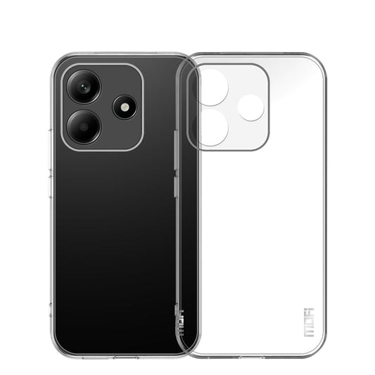 Pour Xiaomi Redmi Note 14 5G Coque de téléphone en TPU ultra-mince série MOFI Ming (Transparent)