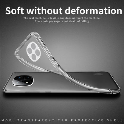 For Xiaomi Redmi Note 14 Pro 5G MOFI Ming Series Ultra-thin TPU Phone Case(Transparent)