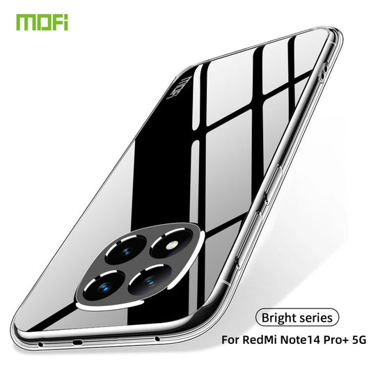 For Xiaomi Redmi Note 14 Pro+ 5G MOFI Ming Series Ultra-thin TPU Phone Case(Transparent)