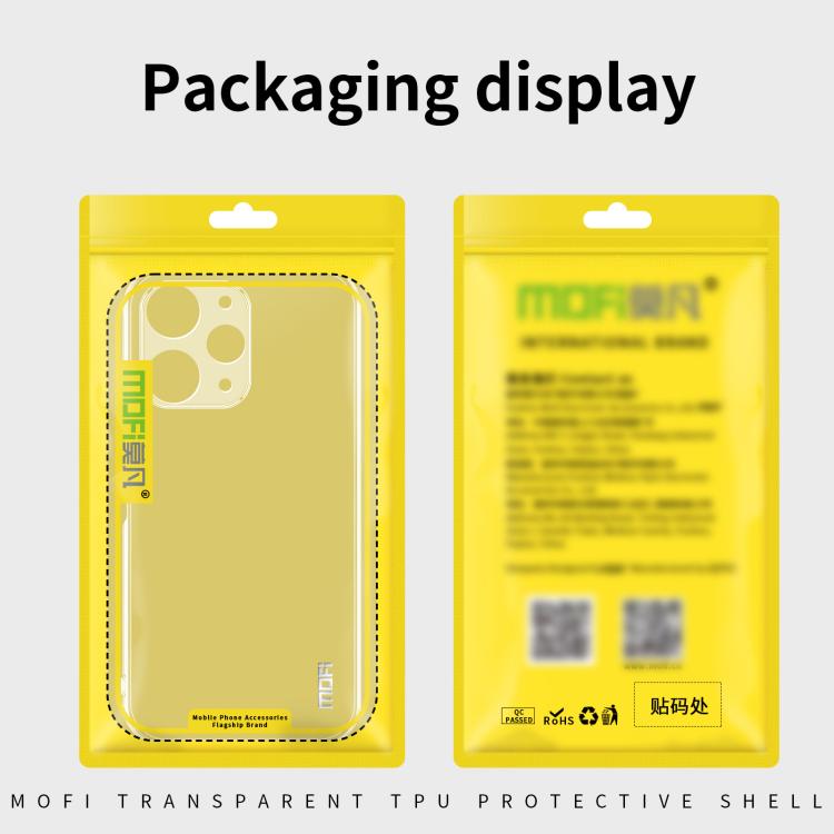 For Xiaomi Redmi 13C 5G MOFI Ming Series Ultra-thin TPU Phone Case(Transparent)