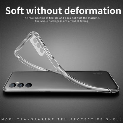 For Realme C65 MOFI Ming Series Ultra-thin TPU Phone Case(Transparent)