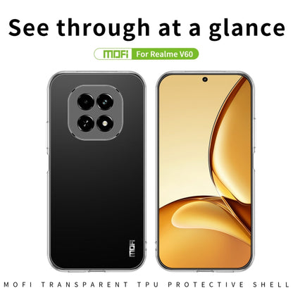 For Realme V60 MOFI Ming Series Ultra-thin TPU Phone Case(Transparent)