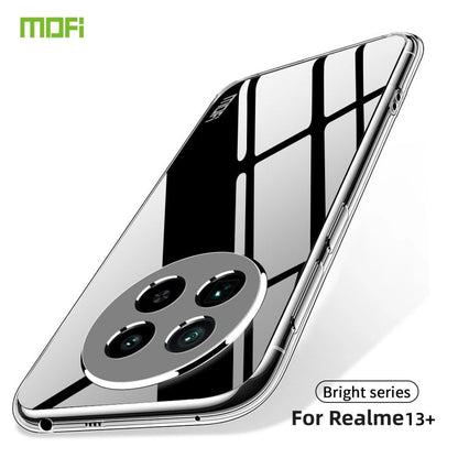 For Realme 13+ MOFI Ming Series Ultra-thin TPU Phone Case(Transparent)