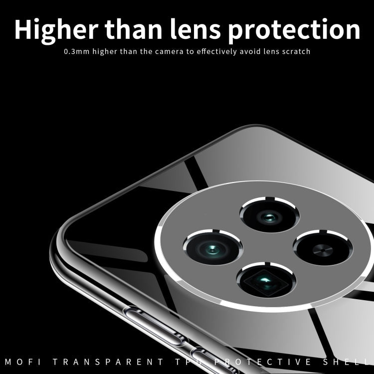 For Realme 13+ MOFI Ming Series Ultra-thin TPU Phone Case(Transparent)