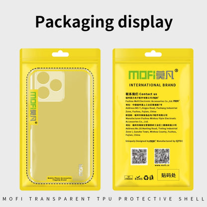 For Realme 13+ MOFI Ming Series Ultra-thin TPU Phone Case(Transparent)