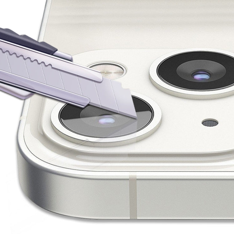 For iPhone 14 / 14 Plus mocolo 3D 9H Camera Lens Tempered Glass Film