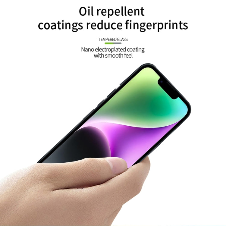 For iPhone 17e / 16e MOFI 9H 2.5D Full Screen Tempered Glass Film(Black)