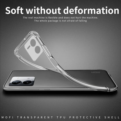 For vivo  iQOO Z8 MOFI Ming Series Ultra-thin TPU Phone Case(Transparent)