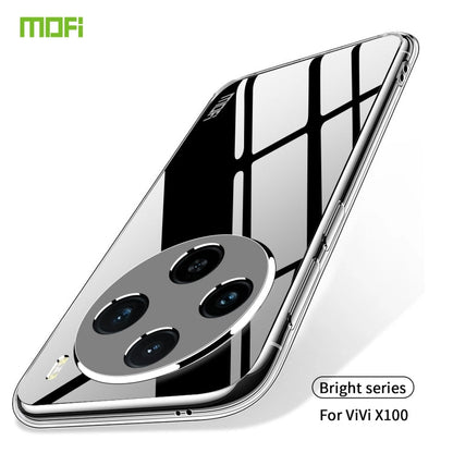 For vivo X100 MOFI Ming Series Ultra-thin TPU Phone Case(Transparent)