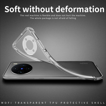 For vivo X100 MOFI Ming Series Ultra-thin TPU Phone Case(Transparent)