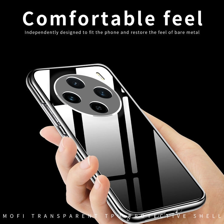 For vivo X100 MOFI Ming Series Ultra-thin TPU Phone Case(Transparent)