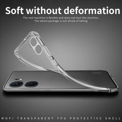 Pour Coque de téléphone en TPU ultra-mince série MOFI Ming pour vivo iQOO Neo9 /9 Pro (Transparent)
