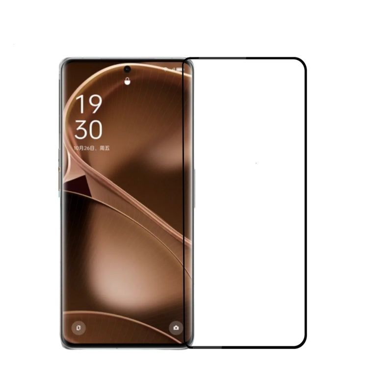 For Xiaomi Poco X6 MOFI 9H 2.5D Full Screen Tempered Glass Film(Black)