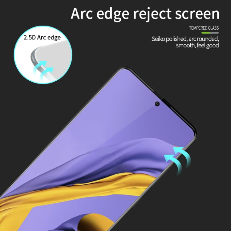 Pour Xiaomi Redmi Note 13R Pro MOFI Film en verre trempé plein écran 9H 2.5D (Noir)