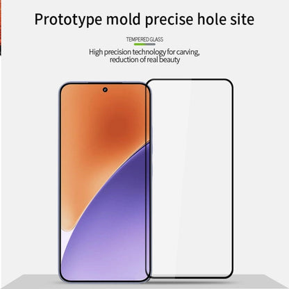 For Xiaomi 15 MOFI 9H 2.5D Full Screen Tempered Glass Film(Black)