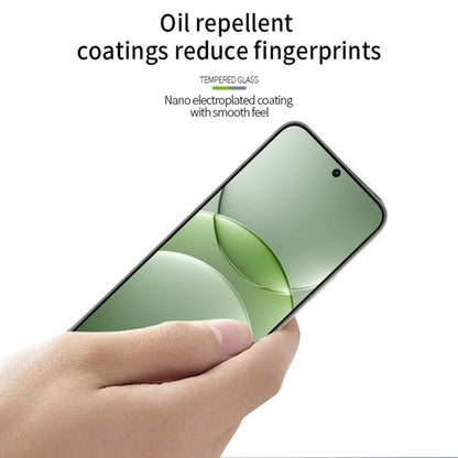 For Huawei nova 13 MOFI 9H 3D Explosion-proof Curved Screen Tempered Glass Film(Black)