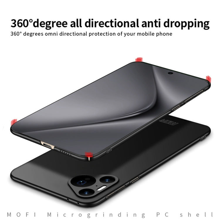 For Huawei Pura 70 Pro MOFI Micro-Frosted PC Ultra-thin Hard Phone Case(Blue)