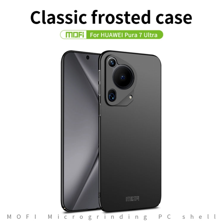 For Huawei Pura 70 Ultra / P70 Art MOFI Micro-Frosted PC Ultra-thin Hard Phone Case(Blue)