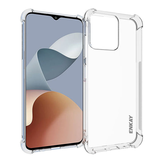 For ZTE Blade A73 4G ENKAY Hat-Prince Transparent TPU Shockproof Phone Case