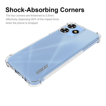 For ZTE Blade A73 4G ENKAY Hat-Prince Transparent TPU Shockproof Phone Case