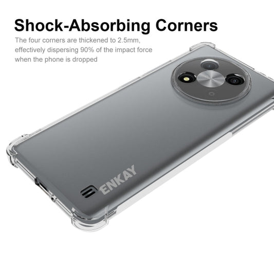 For ZTE Blade A73 5G ENKAY Hat-Prince Transparent TPU Shockproof Phone Case