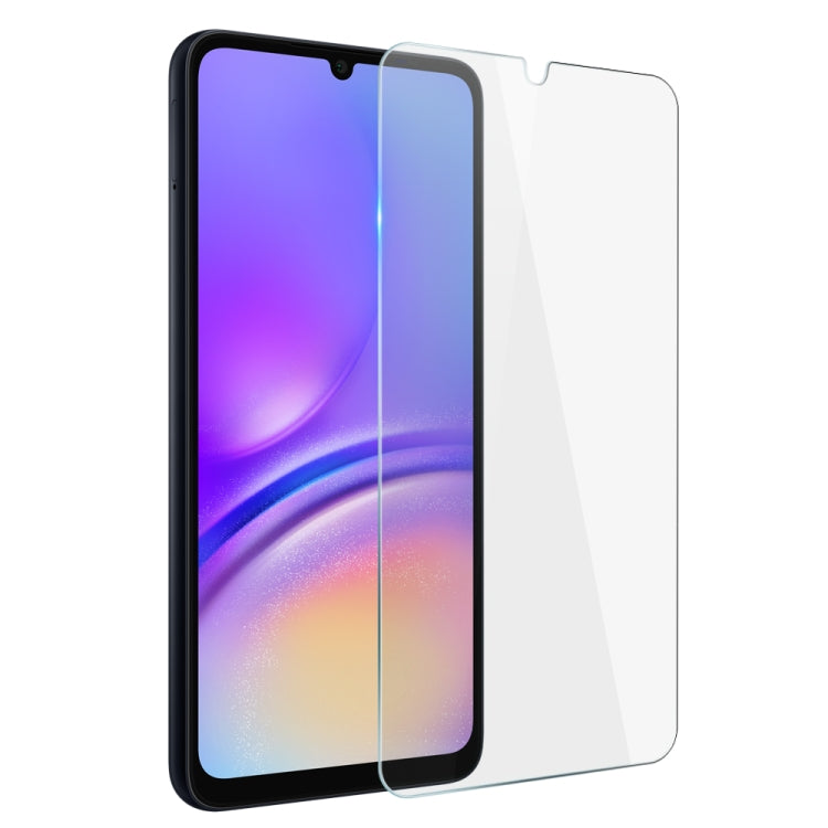 Pour Samsung Galaxy A05 4G NORTHJO Coque de Téléphone en TPU Transparent avec Film de Verre Trempé (Transparent)