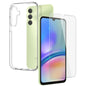 For Galaxy A05s 4G NORTHJO Transparent TPU Phone Case with Tempered Glass Film(Transparent)