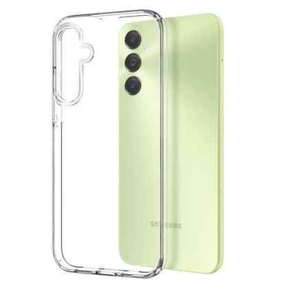 For Galaxy A05s 4G NORTHJO Transparent TPU Phone Case with Tempered Glass Film(Transparent)