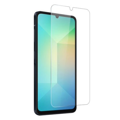 For Galaxy A06 4G NORTHJO Transparent TPU Phone Case with Tempered Glass Film(Transparent)