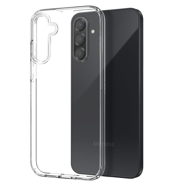 Pour Samsung Galaxy A36 5G NORTHJO Coque de téléphone en TPU transparent avec film en verre trempé (Transparent)