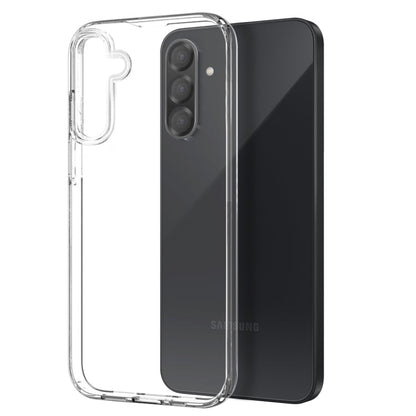 Pour Samsung Galaxy A36 5G NORTHJO Coque de téléphone en TPU transparent avec film en verre trempé (Transparent)