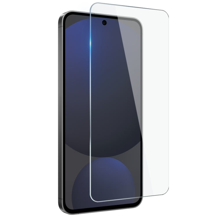 For Galaxy S24 FE 5G NORTHJO Transparent TPU Phone Case with Tempered Glass Film(Transparent)