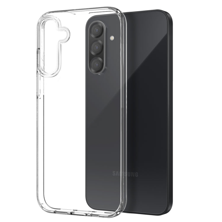 Pour Samsung Galaxy A26 5G NORTHJO Coque transparente en TPU avec film en verre trempé (Transparent)