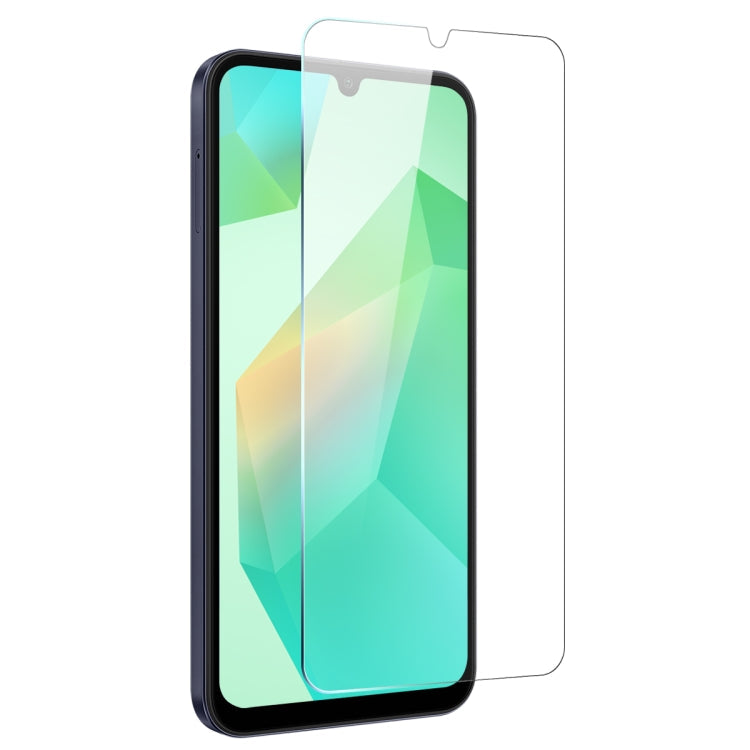 Pour Samsung Galaxy A26 5G NORTHJO Coque transparente en TPU avec film en verre trempé (Transparent)
