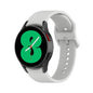 Pour Samsung Galaxy Watch6 / 6 Classic JUNSUNMAY Bracelet de montre ajustable en silicone de couleur unie (Gris)
