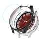For Samsung Galaxy Watch6 Classic 43mm ENKAY Hat-Prince Electroplated Soft TPU Case + 0.2mm 9H Glass Screen Protector(Black)