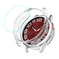 Pour Samsung Galaxy Watch6 Classic 43mm Coque Souple Transparente TPU ENKAY Hat-Prince + Film de Protection en Verre Trempé 9H de 0.2mm