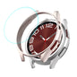 Pour Samsung Galaxy Watch6 Classic 43mm Coque Rigide PC Électroplaqué ENKAY Hat-Prince + Protecteur d'Écran en Verre Trempé 9H 0.2mm (Couleur Starlight)