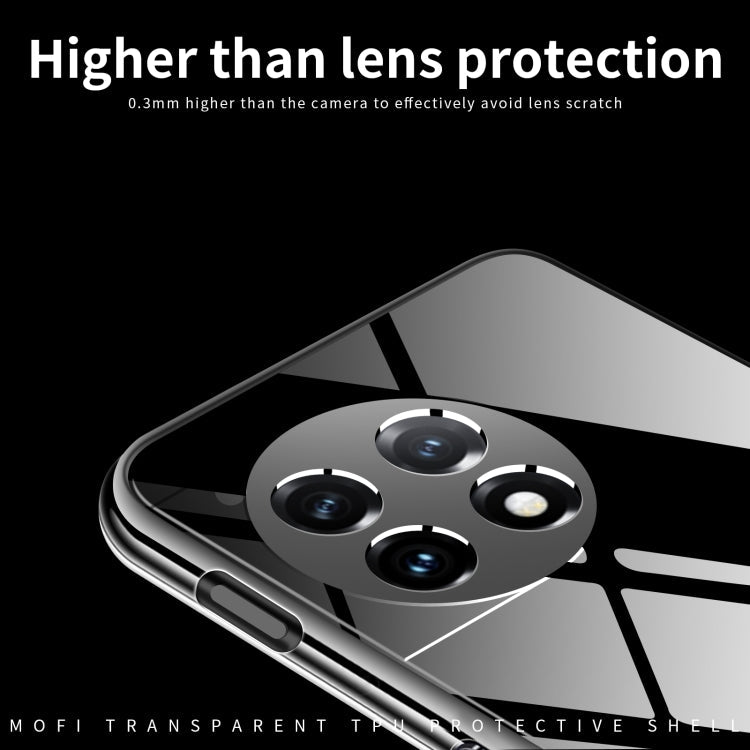 For OnePlus 12 MOFI Ming Series Ultra-thin TPU Phone Case(Transparent)