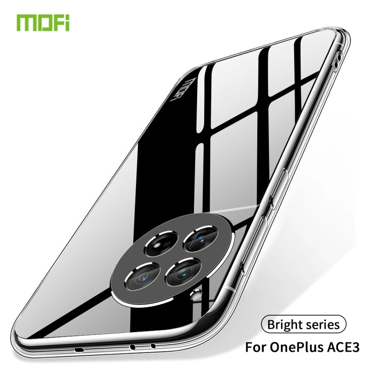 For OnePlus Ace 3 MOFI Ming Series Ultra-thin TPU Phone Case(Transparent)