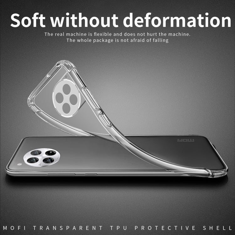 For OnePlus Ace 3 MOFI Ming Series Ultra-thin TPU Phone Case(Transparent)