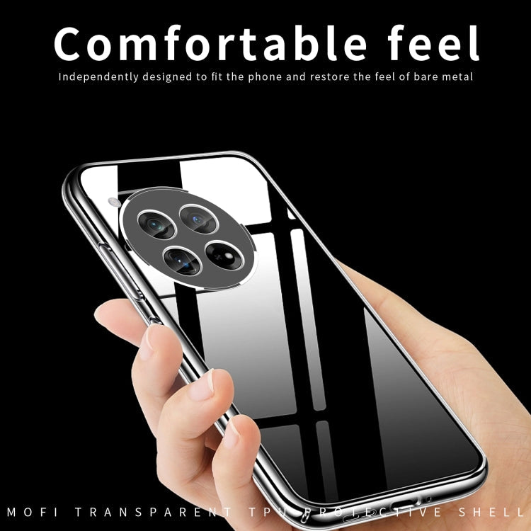 For OnePlus Ace 3 MOFI Ming Series Ultra-thin TPU Phone Case(Transparent)