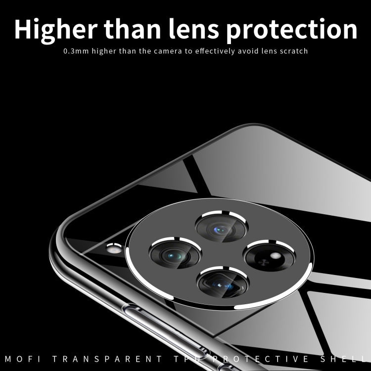 For OnePlus Ace 3 MOFI Ming Series Ultra-thin TPU Phone Case(Transparent)