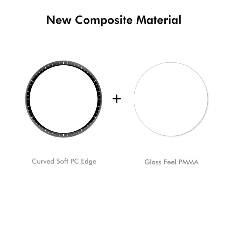 Pour Huawei Watch GT 5 46mm 5pcs Film d'écran HD ENKAY 3D à couverture complète souple PC Edge PMMA