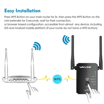 Wavlink WN578R2 With 2 External Antennas N300 Wireless AP/Range Extender/Router, Plug:US Plug