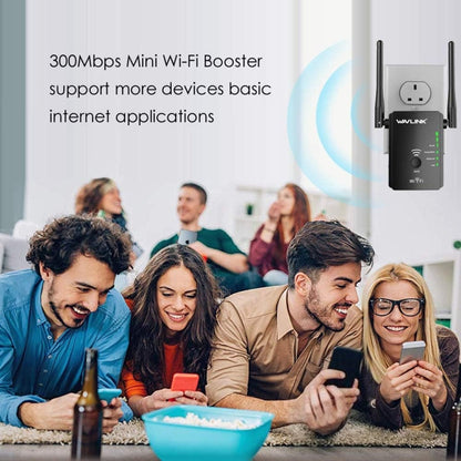 Wavlink WN578R2 With 2 External Antennas N300 Wireless AP/Range Extender/Router, Plug:UK Plug