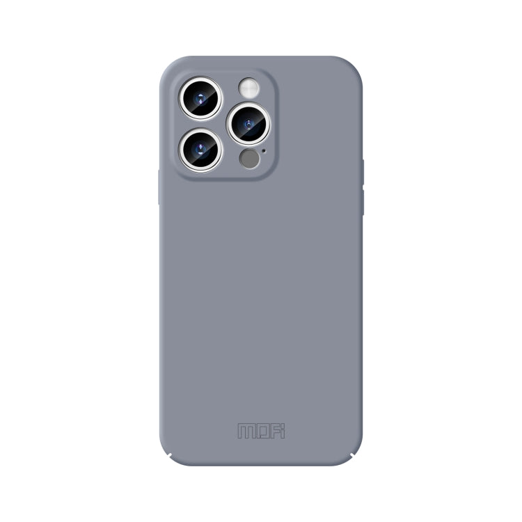 Pour iPhone 14 Pro MOFI Qin Series Étui de téléphone PC tout compris à toucher doux (Gris)